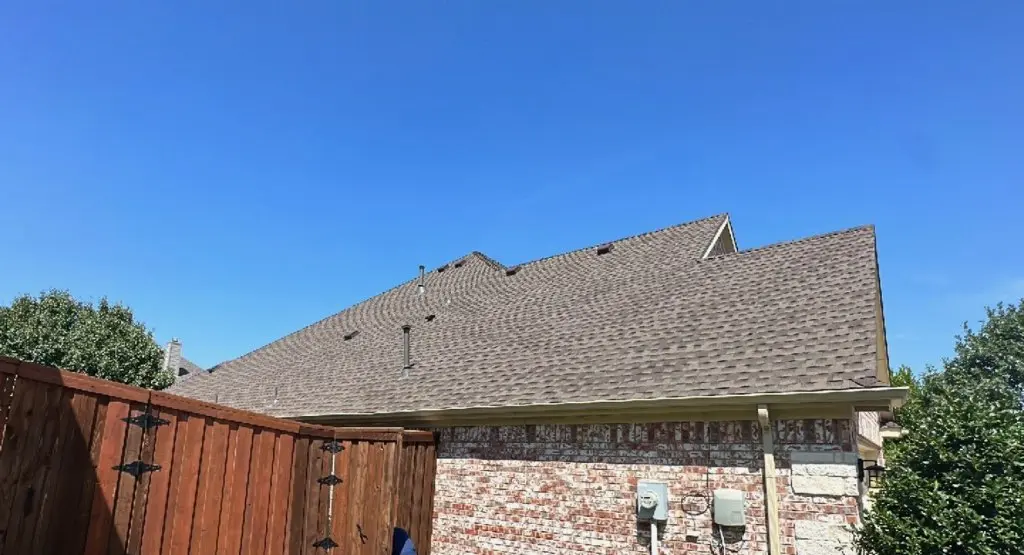 Completed roof replacement project in Lander